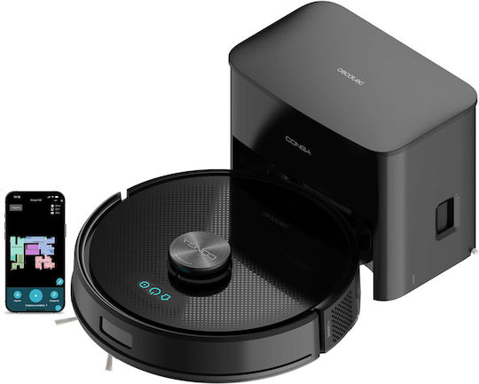 Cecotec Conga Y50 Roboter-Staubsauger mit Laser-Kartierung und Saugkraft 5000Pa Schwarze