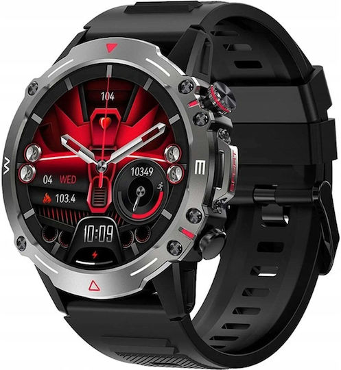 Veltori VT110-1 Smartwatch cu Pulsometru (Negru)
