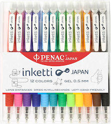 Penac Inketti Gel 12 Bucăți (Culori Diverse) Penac Inketti Gel 12 Bucăți (Culori Diverse)