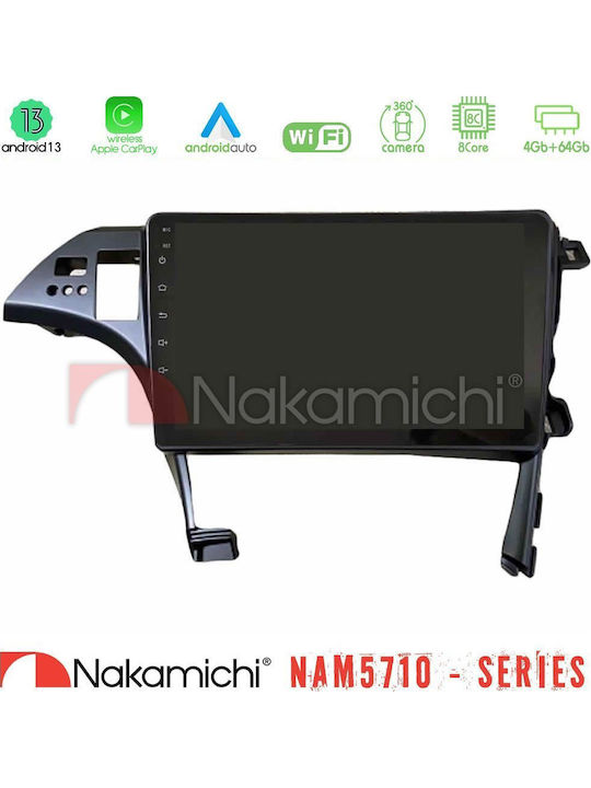 Nakamichi Car Audio System for Toyota Prius Audi A5 2010-2015 Bluetooth USB WiFi GPS Apple CarPlay Android Auto with 10" Touch Screen