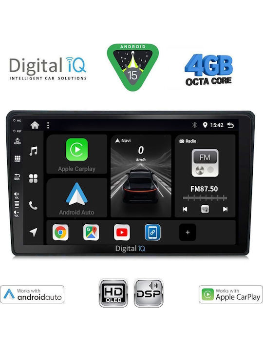 Digital IQ Car Audio System for Honda HR-V 1998-2005 Bluetooth USB WiFi GPS Apple CarPlay Android Auto with 9" Touch Screen