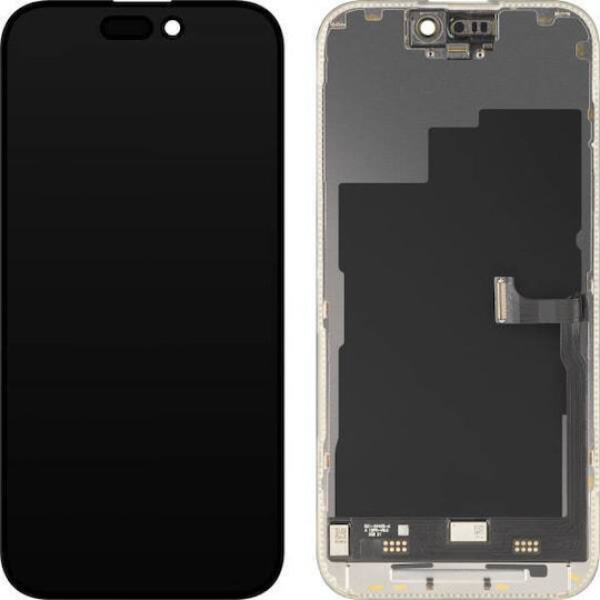MP Ersatzbildschirm mit Touch-Mechanismus für Apple iPhone 15 Pro Schwarz