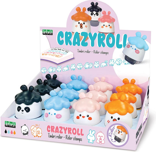 Lebez Crazyroll Roller Stamp Pixuri Rollerball 12 Bucăți
