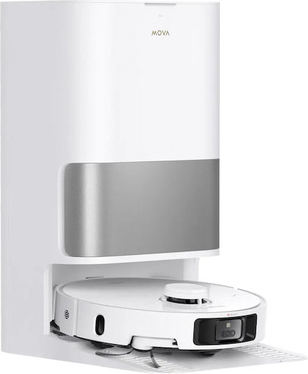 Mova P10 Pro Ultra Aspirator Robot cu Cartografiere Laser și Putere de Aspirație 13000Pa Alb