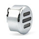 Motorcycle Horn Cover Harley Davidson 93 25 Side Horn Chrome C-round Horn Cover 3-slot