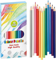 Coloured Pencils Set 12 Colours Justnote 80169 Coloured Pencils Set 12 Colours Justnote 80169