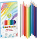 Coloured Pencils Set 12 Colours Justnote 80169
