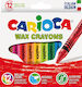 Carioca Carioca Κηρομπογιές 12 Τεμάχια