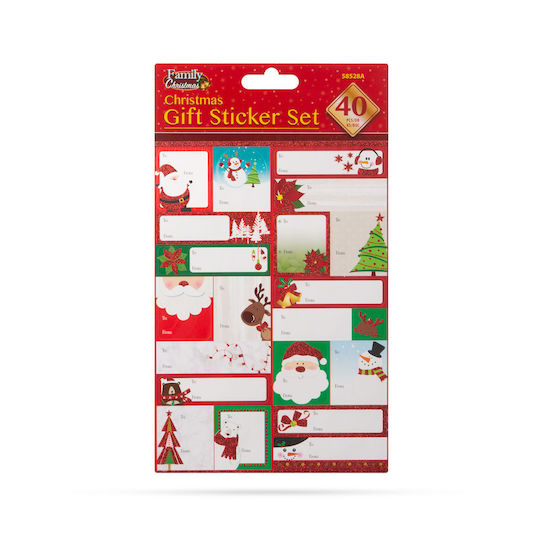Weihnachtsgeschenkaufkleber 40 Stück 15,2 X 21,6 cm Selbstklebende Etiketten