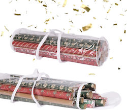 Set 2 Organizer Bags Gift Wrapping Relaxdays Transparent 79x22cm