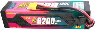 Gens Ace Baterie Li-Po 15.2V 6200mAh 100C 4S XT90 pentru Vehicul RC
