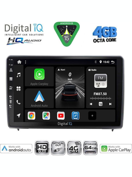 Digital IQ Car Audio System for Ford EcoSport 2018-2023 Bluetooth USB WiFi GPS Apple CarPlay Android Auto with 10" Touch Screen