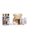 Ceramic Oil Burner Set 3 Essential Oil Scents 1 Tealight