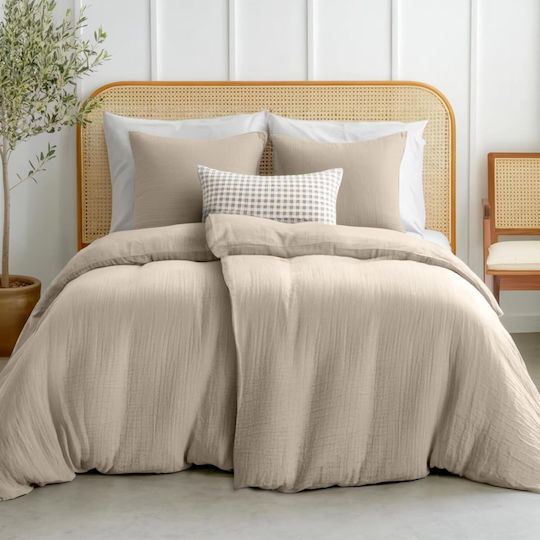 Set Huse Pentru Pilote 135x200cm Taupe