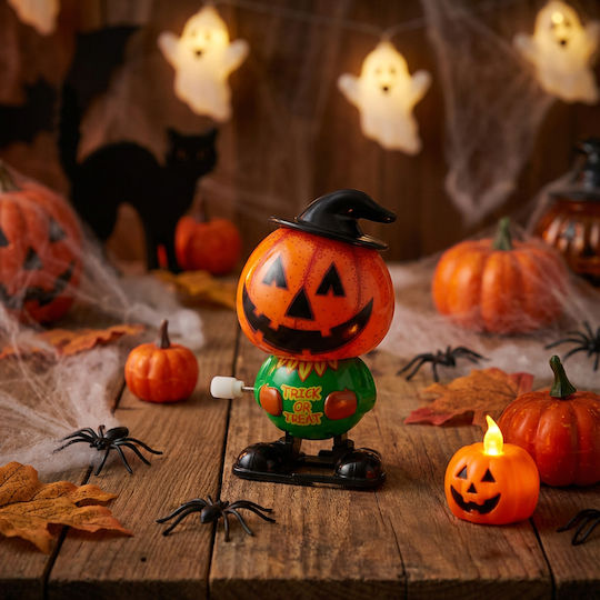Halloween Dovleac 7x5x4 Cm Jucărie Amuzantă Fără Baterii Portocalie Din Plastic