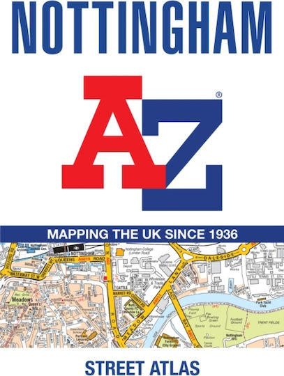 Nottingham A-z Street Atlas - Harpercollins Publishers - Paperback / Softback