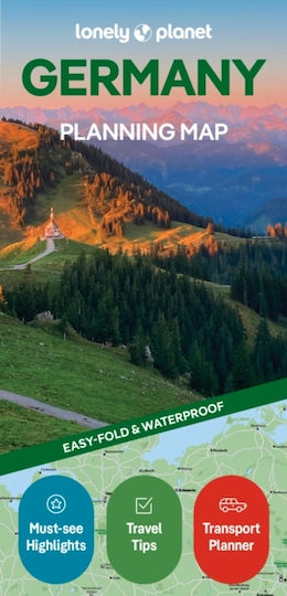 Lonely Planet Germany Planning Map - Lonely Planet Publications - Sheet Map, Folded Lonely Planet Germany Planning Map - Lonely Planet Publications - Sheet Map, Folded