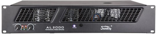 AL2000 Τελικός Ενισχυτής PA 2 Καναλιών 1350W/4Ω 1000W/8Ω με Σύστημα Ψύξης