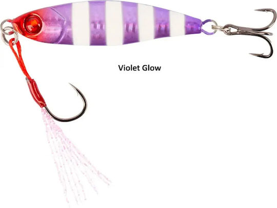 Mustad Artificial Bait Speed Slider Fluorescent 5gr Violet Glow