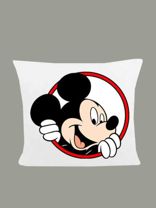 Perna Dimensiune 40x40cm Mickey Mouse Alb