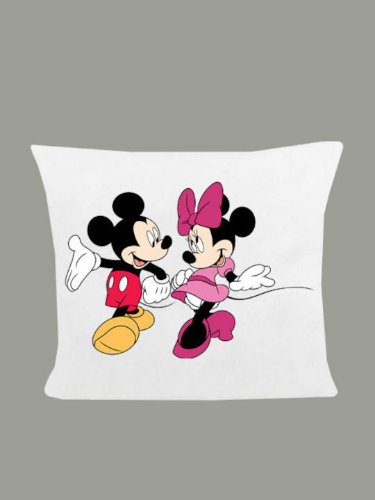 Perna Dimensiune 40x40cm Mickey Mouse Alb