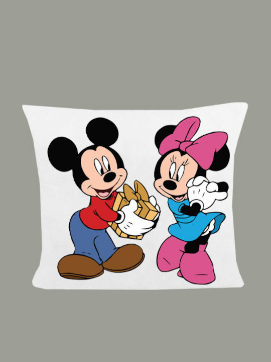 Perna Dimensiune 40x40cm Mickey Mouse Alb
