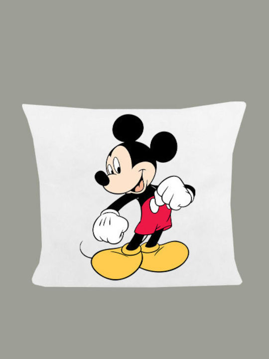 Perna Dimensiune 40x40cm Mickey Mouse Alb