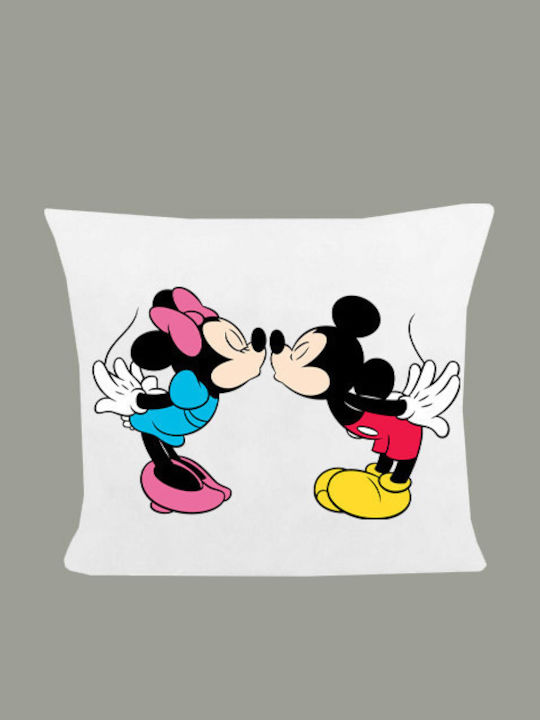 Perna Dimensiune 40x40cm Mickey Mouse Alb
