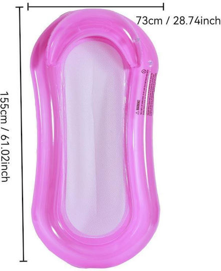 Purple Inflatable Water Floating Bed Sea
