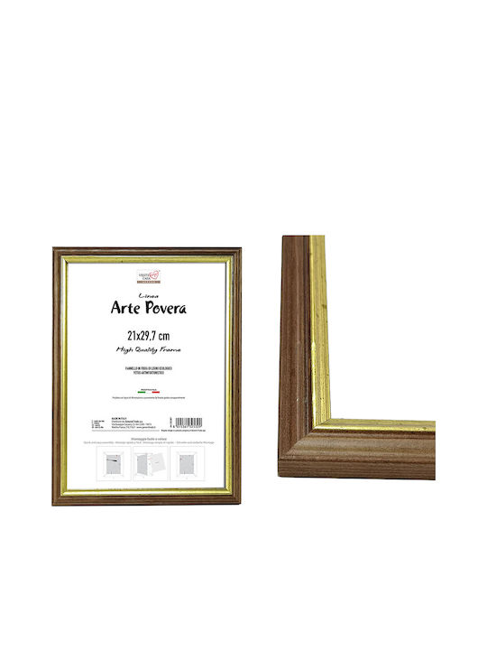 ArteLibre Wooden Photo Frame With Brown Frame