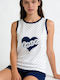 Goodnight Summer Women's Cotton Pyjama Set Navy Blue