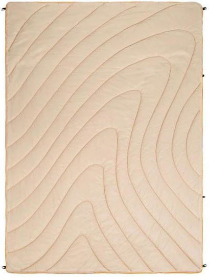 Portable Thermal Outdoor Blanket Camping Waterproof Mat Camping Style Beige 1-5