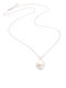 Silver Union Silber Halskette mit Perlen und Zirkon