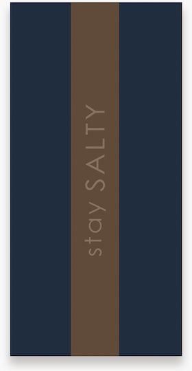 Nef-Nef Homeware Stay Salty Βαμβακερή Μαύρη 80x160εκ.