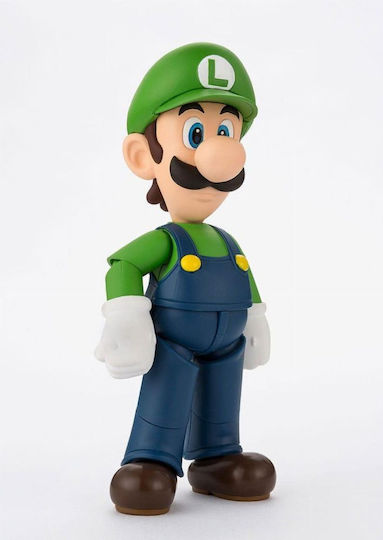 Tamashi Nations Super Mario Super Mario S.h. Figuarts Luigi Action Figure in 1:12 Scale