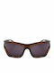 Loewe Unisex Sunglasses with Brown Frame and Gray Lens