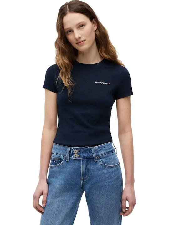 Tommy Hilfiger Tricou Albastru Marin Tommy Hilfiger Tricou Albastru Marin