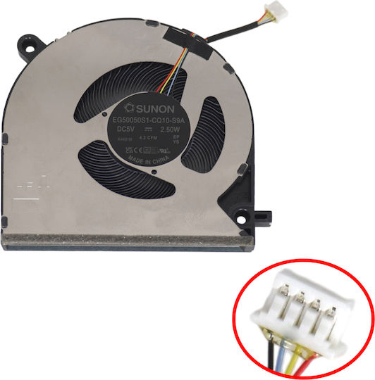 Laptop Fan Cpu Cooling Fan Hp Pavilion 16-ag 16z-ag 16-af 16t-af N94801-001 Eg50050s1-cq10-s9a Tpn-c177 Tpn-c178 Nd75c0t-23h33 4pin Code 81723