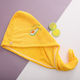 Πετσέτα Microfiber Μαλλιών Κίτρινη