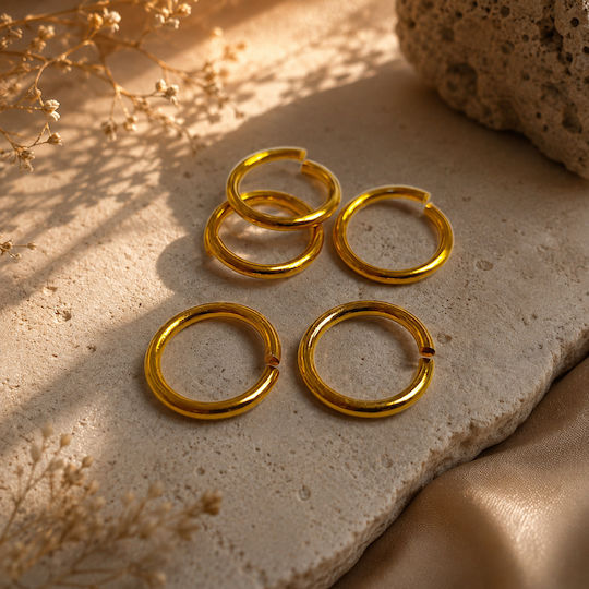 Aluminium Link Gold 14mm 20 Stück 21-14