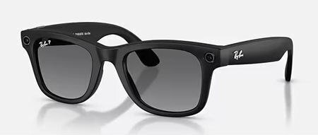 Ray Ban Meta Wayfarer Gen 2 Graphite Polarized Smart Glasses Black