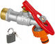 Ball Valve Quick Coupling Padlock 1/2 + Padlock