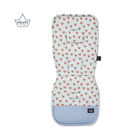 La Millou Stroller Mattress Organic Jersey 36.5x85cm Blue