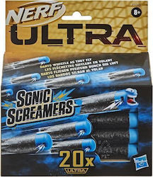 Nerf Darts 20 Sonic Screamers Ultra for Ages 8+