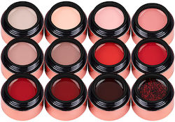 Set 12 Colored Uv Gels Luxorise Red-hot Nudes