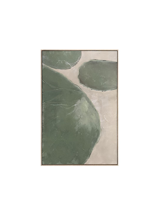 Rhea Decorative Painting Frame 80x120x4cm Canvas Oil Beige Ps