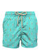 Lighting Micro Herren-Bademode Kurze Hosen Blau mit Mustern