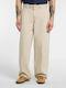 Work Pant Cargo Trousers in Loose Fit Stone