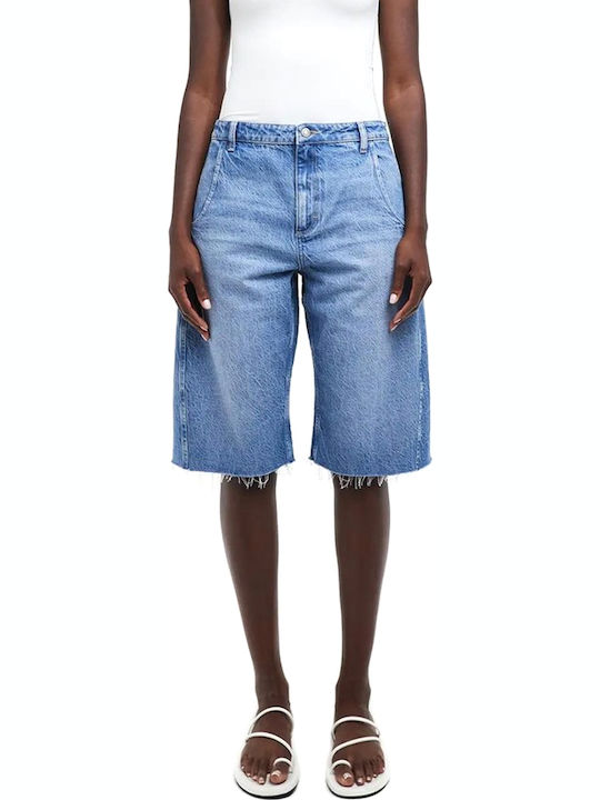 Topshop Women's Jean Shorts Blue