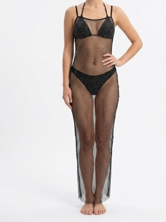 Set Bikini 3 Stücke Dreieck Schwarz